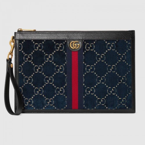 Gucci Clutch aus GG-Samt 575371