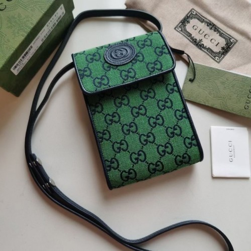 Gucci Horsebit 1955 Minitasche 657582 grün