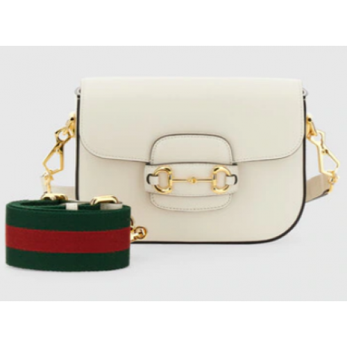 Gucci Horsebit 1955 Minitasche 658574 Weiß
