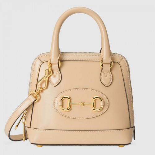 Gucci Horsebit 1955 Mini-Henkeltasche 640716 Beige