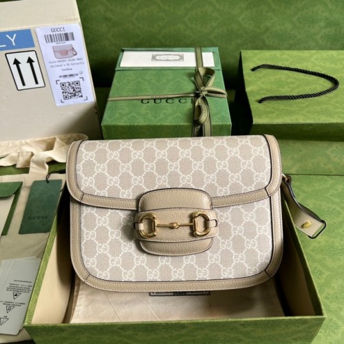 Gucci Horsebit 1955 Umhängetasche 602204 Beige