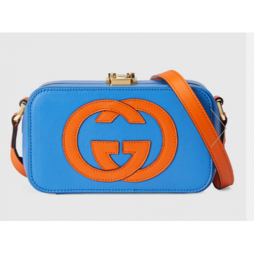 Gucci Interlocking G Minitasche 658230 Blau