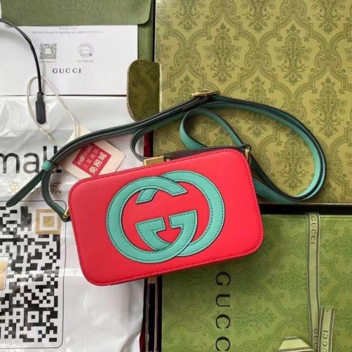 Gucci Interlocking G Minitasche 658230 rot