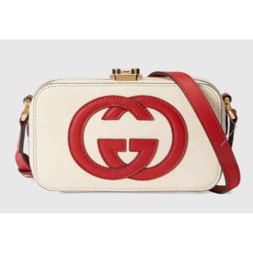 Gucci Interlocking G Minitasche 658230 weiß