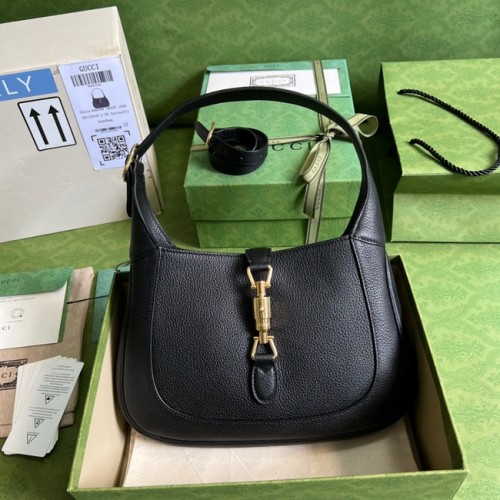 Gucci Jackie 1961 Leder Minitasche 675799 schwarz