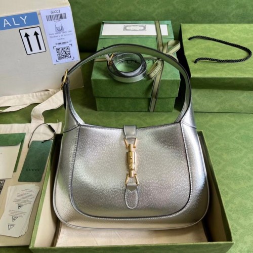 Gucci Jackie 1961 lahme Minitasche 636709 Silber