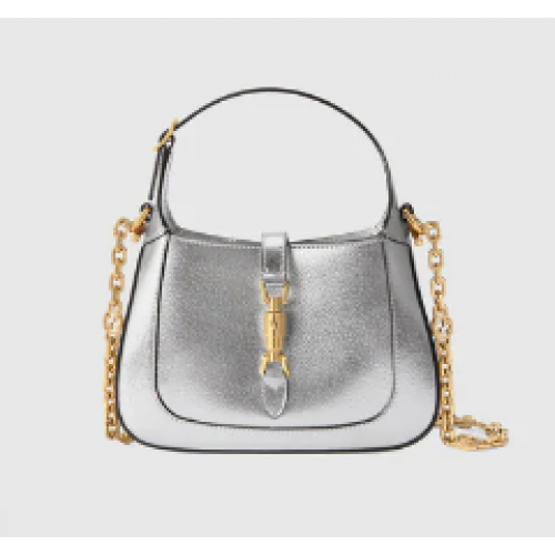 Gucci Jackie 1961 lahme Minitasche 675799 Silber