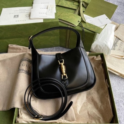 Gucci Jackie 1961 Mini-Hobo-Tasche 637091 schwarz