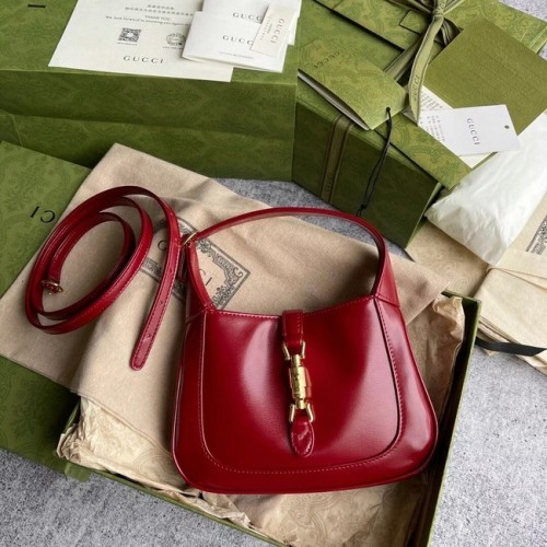 Gucci Jackie 1961 Mini-Hobo-Tasche 637091 rot