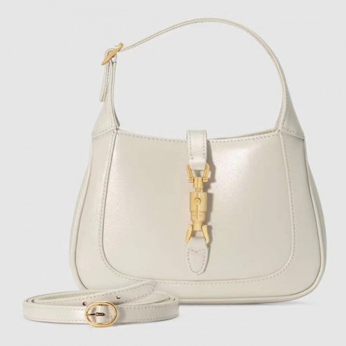 Gucci Jackie 1961 Mini-Hobo-Tasche 637091 weiß
