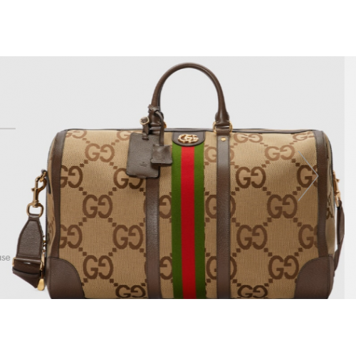 Gucci Jumbo GG große Reisetasche 696039 braun