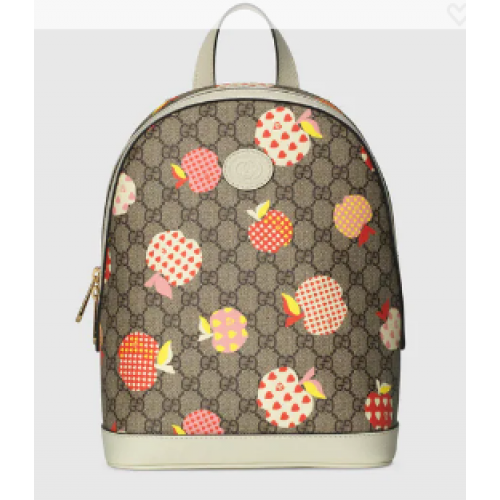 Gucci Les Pommes kleiner Rucksack 552884 Weiß