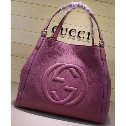 Gucci Medium Soho Umhängetasche Kalbsleder 282309 Rose