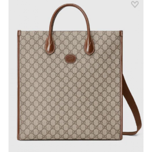 Gucci Medium Tote mit Interlocking G 674155 braun
