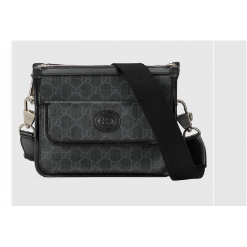 Gucci Umhängetasche mit Interlocking G 674164 schwarz