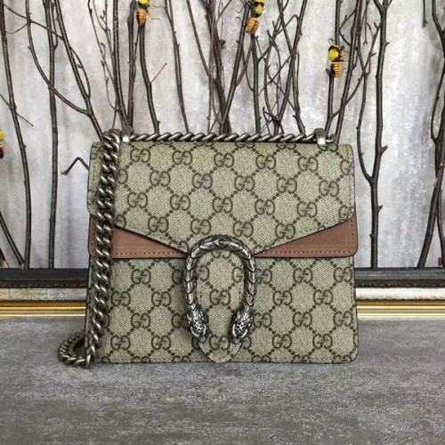 Gucci Mini Dionysus GG Canvas Umhängetasche 421970 Kamel