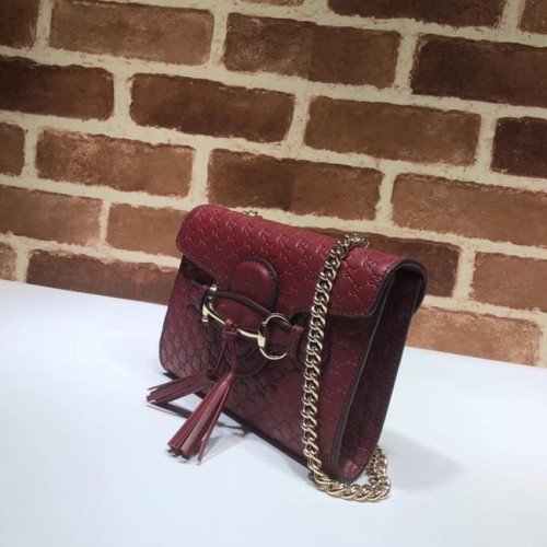 Gucci Mini Ledertasche 449636 rot