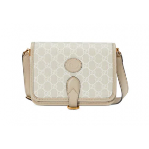 Gucci Mini Umhängetasche mit Interlocking G 671620 Beige