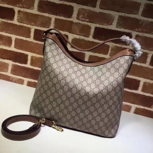 Gucci Miss GG Canvas Hobo Bag 414930 Aprikose