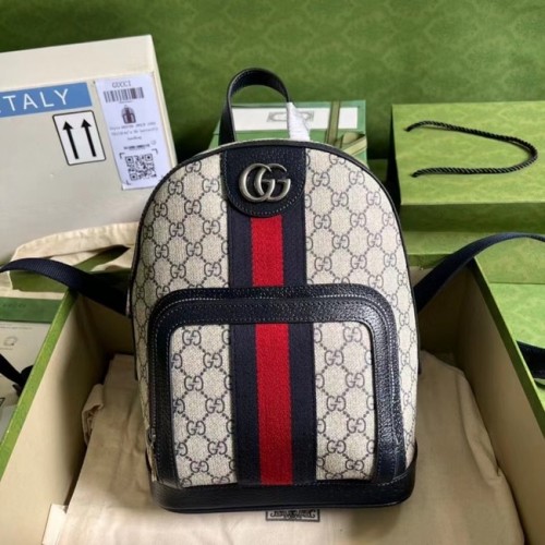 Gucci Ophidia GG Supreme Rucksack 685769 blau
