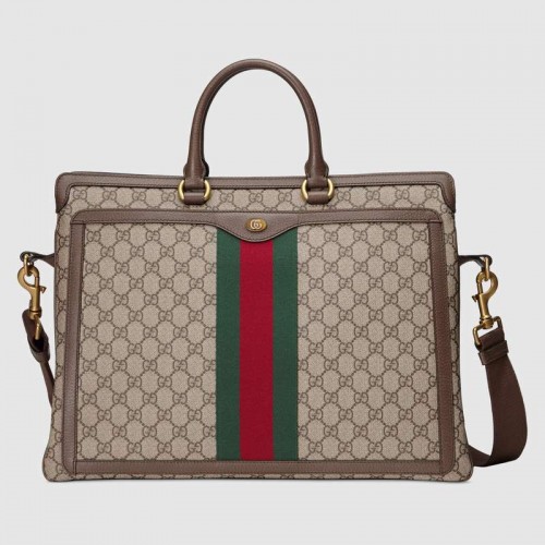 Gucci Ophidia GG Aktentasche 547970 braun