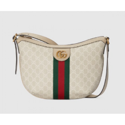 Gucci Ophidia GG kleine Umhängetasche 598125 Beige