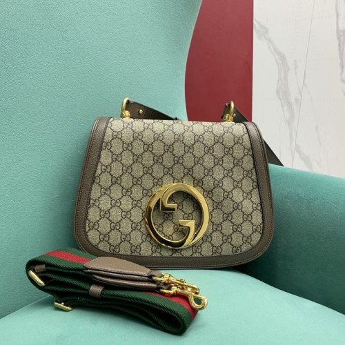 Gucci Ophidia GG kleine Umhängetasche 699210 Braun