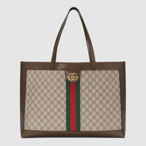 Gucci Ophidia GG Tragetasche 547947 braun