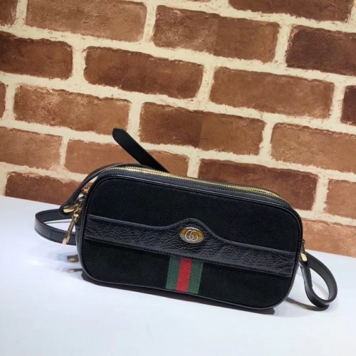 Gucci Ophidia Mini-GG-Tasche 546597 schwarzer Samt