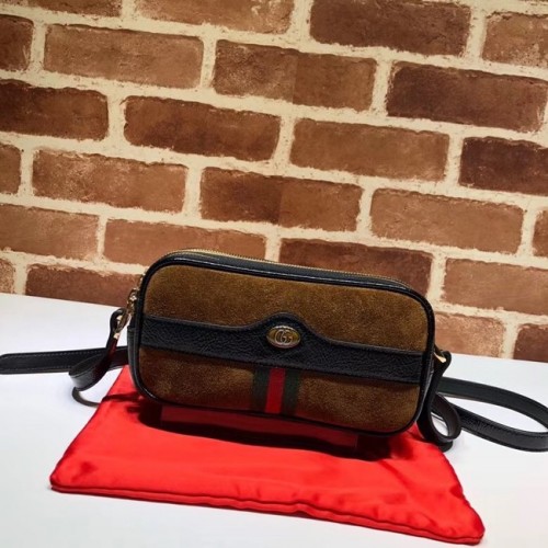 Gucci Ophidia Mini GG Tasche 546597 brauner Samt