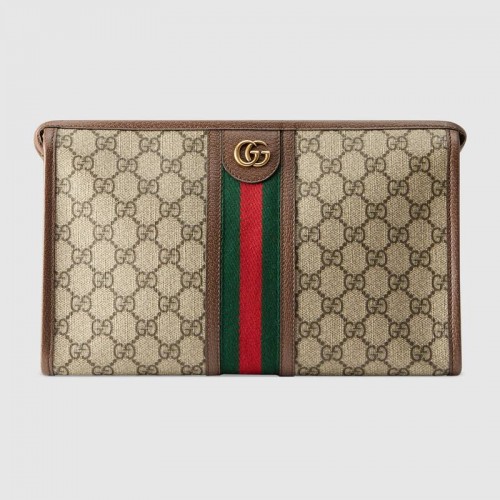Gucci Ophidia Serie GG Waschtasche 598234 braun