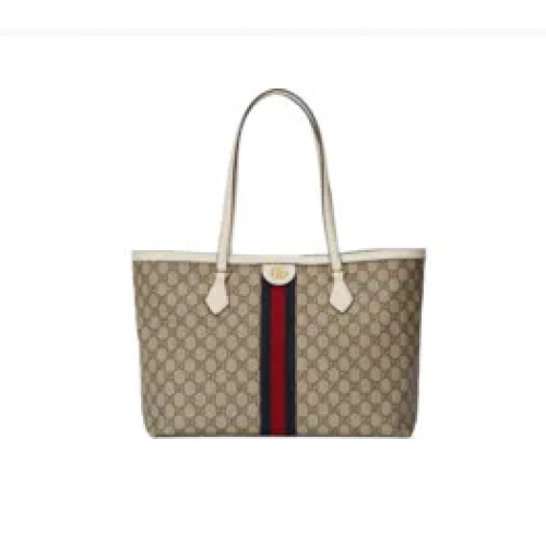 Gucci Ophidia Serie Medium GG Tragetasche 631685 WEISS