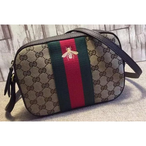 Gucci Original GG Umhängetasche 412008 Braun