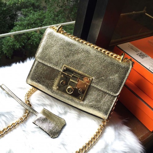 Gucci Padlock Neue Umhängetaschen 409487 Gold