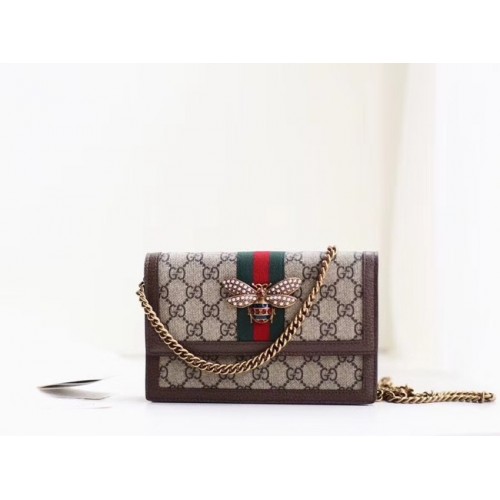 Gucci Queen Margaret GG Minitasche 476079 braun