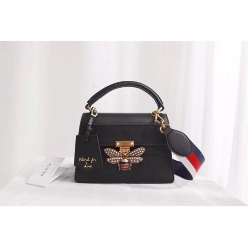 Gucci Queen Margaret Kleine Henkeltasche 476541 Schwarz