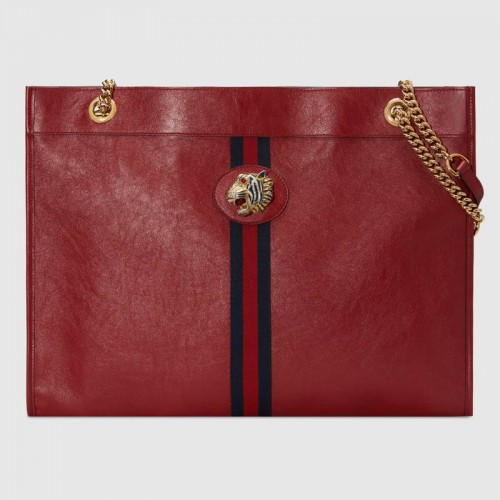 Gucci Rajah große Tragetasche 537219 rot