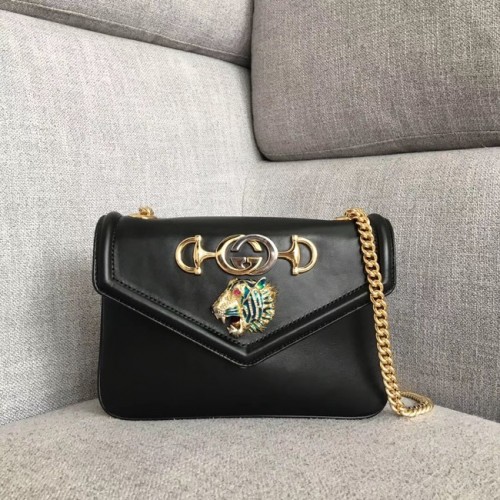 Gucci Rajah kleine Umhängetasche 537243 schwarz