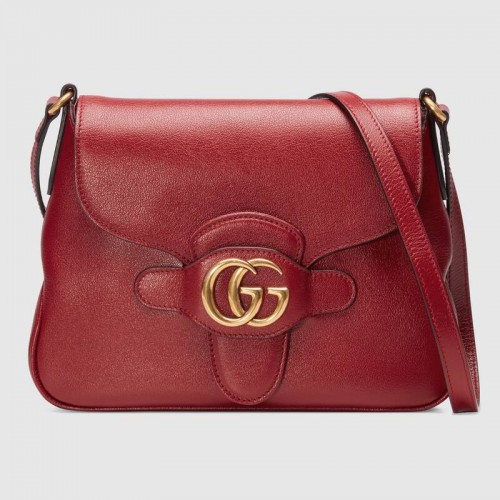 Gucci Kleine Umhängetasche mit Double G 648934 Rot