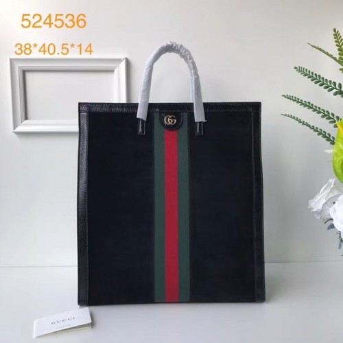 Gucci Soft GG Supreme Tragetasche 524536 schwarz