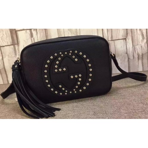 Gucci Soho Disco Bag aus Kalbsleder 308364 Schwarz