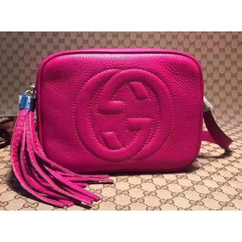 Gucci Soho Disco-Tasche aus Kalbsleder 308364 Rose