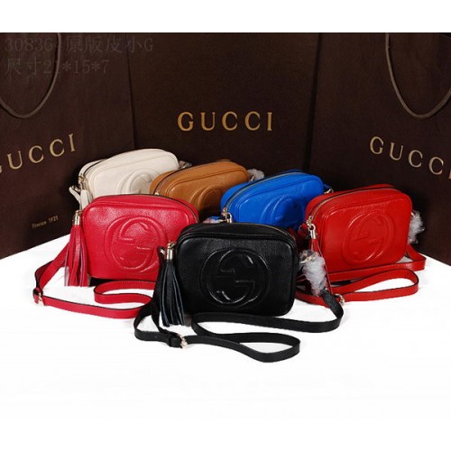 Gucci Soho Disco-Tasche aus Kalbsleder 308364