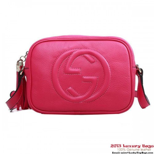 Gucci Soho Disco Bag Kalbsleder 308364 Rose