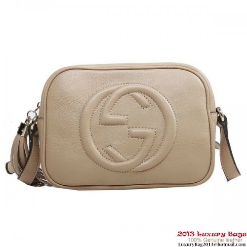 Gucci Soho Disco Bag Straußenleder 308364 Hellbraun