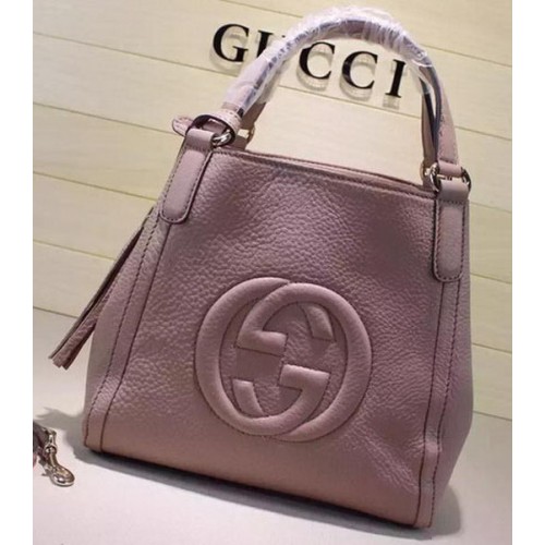 Gucci Soho Leder Umhängetasche 336751 Apricot