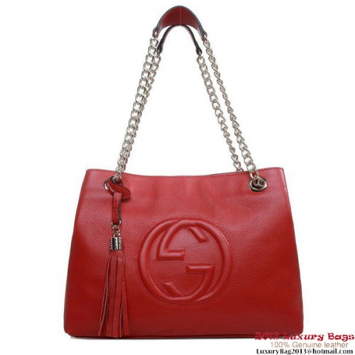 Gucci Soho Mittlere Tragetasche 308982 Rot