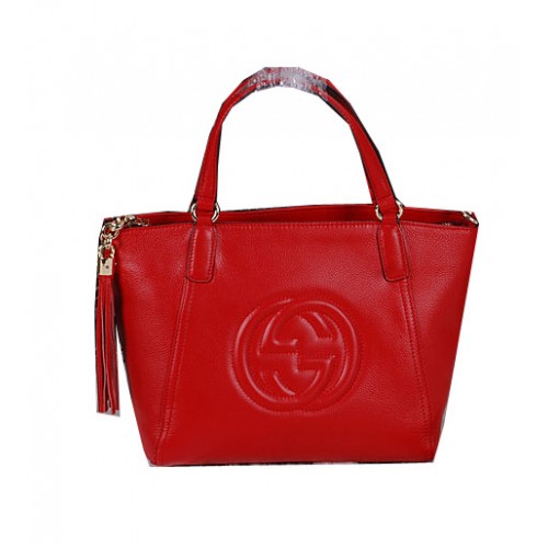 Gucci Soho Original Leather Top Handle BagS 369176 Rot