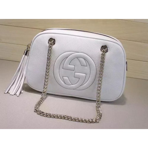 Gucci Soho Umhängetaschen 308983 Weiß