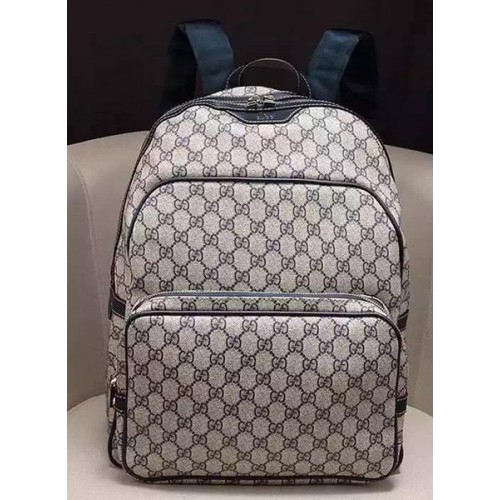 Gucci Supreme Canvas Rucksack 322069 Blau